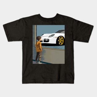 Porsche Cayman Kids Dream Kids T-Shirt